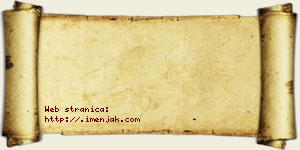 Jana Rnić vizit kartica